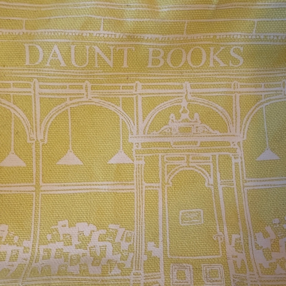 Daunt Books Mini Canvas Tote Bag (9 x 10 inches) re-wrap fair trade hand made